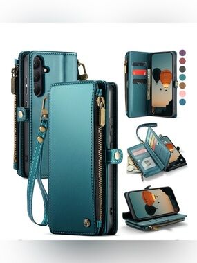 Samsung Galaxy S26 Wallet Case Pu Leather - TEAL